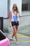 KATIE PRICE LEAVING THE ITV STUDIOS