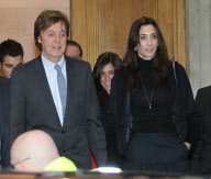 Paul McCartney und Nancy Shevell am Tag vor ihrer Hochzeit in London unterwegs