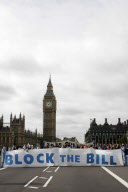 UK-LONDON-NHS REFORM-PROTEST