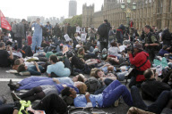 UK-LONDON-NHS REFORM-PROTEST
