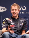 Sebastian Vettel attends Press Conference and Fan event, Nissan Global Headquaters, Yokohama City Kanagawa, Japan - 10 Oct 2011