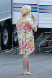 January Jones steps out in her Nightgown