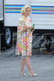 January Jones steps out in her Nightgown