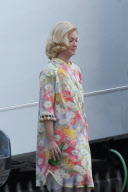 January Jones steps out in her Nightgown