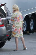 January Jones steps out in her Nightgown