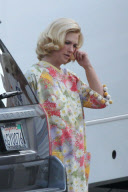 January Jones steps out in her Nightgown
