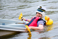 World Bathtubbing Championships,  Abernant boating lake near Llanwrtyd Wells, Powys, Wales, Britain - 09 Oct 2011