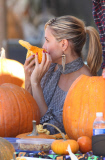 Heidi Klum at the Pumpkin Patch