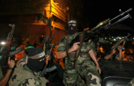 Gilad Schalit to be freed in prisoner swap deal, Jebaliya refugee camp, Gaza Strip - 11 Oct 2011