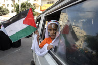 Protest against Palestinians being held in Israeli prisons, Rafah, Gaza Strip - 11 Oct 2011
