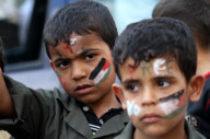 Protest against Palestinians being held in Israeli prisons, Rafah, Gaza Strip - 11 Oct 2011