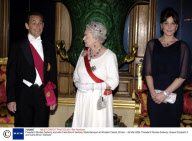President Nicolas Sarkozy and wife Carla Bruni Sarkozy State Banquet at Windsor Castle, Britain - 26 Mar 2008