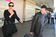 Michael Douglas and Catherine Zeta-Jones Touch Down in Los Angeles