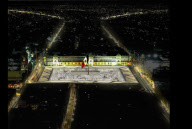 Architects design 65-storey upside down 'earth scraper' pyramid, Mexico - 12 Oct 2011