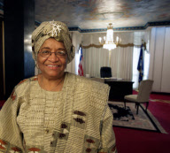 The 24th and current President of Liberia; Ellen Johnson Sirleaf - Awarded The 2011 Nobel Peace Prize