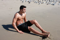 Adam Sabbagh shows off his Beach Body