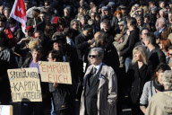 Demo gegen Finanzsystem