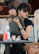 Selma Blair And Arthur Lunch With Friends 