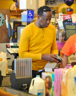 Conrad Murrary Picks Up Milk and Diapers