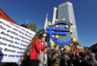 GERMANY-FRANKFURT-OCCUPY FRANKFURT RALLY