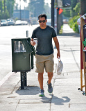 Michael Pena Grabs Lunch To Go