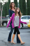 *EXCLUSIVE*  Cindy Crawford and Kaia get Footloose