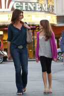 *EXCLUSIVE*  Cindy Crawford and Kaia get Footloose