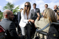 La Princesa Elena asiste a un acto soliario de MAPHRE en Malaga.