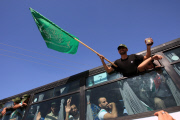 Shalit-Deal: Ankunft der ersten freigelassenen Palästinenser am Grenzübergang Rafah