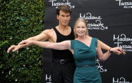 Lisa Swayze unveils Patrick Swayze wax figure at Madame Tussauds, Los Angeles, America - 18 Oct 2011