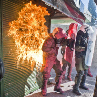 Riots against the Memorandum Vote and the austerity measures