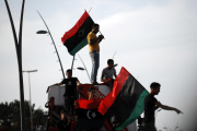 LIBYA-TRIPOLI-DEATH OF GADDAFI-CELEBRATION