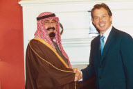 TONY BLAIR MEETING THE CROWN PRINCE ABDULLAH, LONDON, BRITAIN - 1998