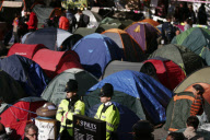 UK-LONDON-LONDON STOCK EXCHANGE-PROTEST-ST PAUL'S-CLOSURE
