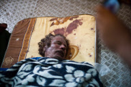 LIBYA-MISRATA-GADDAFI-BODY