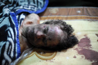 LIBYA-MISRATA-GADDAFI-BODY
