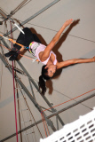 Padma Lakshmi And Friends Go For a Trapeze Lesson
