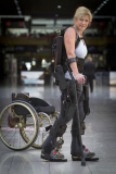 European launch of 'Ekso' bionic exoskeleton, London, Britain - 21 Oct 2011