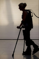 European launch of 'Ekso' bionic exoskeleton, London, Britain - 21 Oct 2011