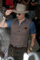 Johnny Depp at Late Show