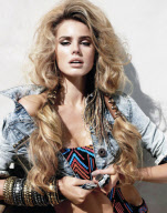 La modelo y actriz italitana Vanessa Hessler en la nueva campa¿a de la firma Guess.