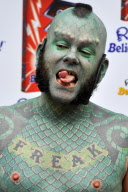 Erik 'The Lizardman' Sprague launching 'Ripley's Believe It or Not!' annual, 'Strikingly True' London, Britain - 27 Oct 2011