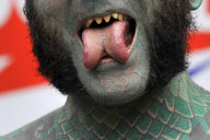 Erik 'The Lizardman' Sprague launching 'Ripley's Believe It or Not!' annual, 'Strikingly True' London, Britain - 27 Oct 2011