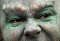 Erik 'The Lizardman' Sprague launching 'Ripley's Believe It or Not!' annual, 'Strikingly True' London, Britain - 27 Oct 2011