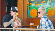 Pink and Carey Hart Stop for Beer While Out with Willow