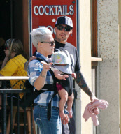 Pink and Carey Hart Stop for Beer While Out with Willow