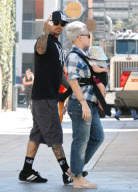 Pink and Carey Hart Stop for Beer While Out with Willow