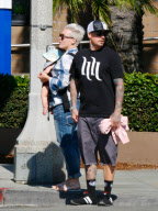 Pink and Carey Hart Stop for Beer While Out with Willow