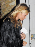 Kate Moss leaving the Royal Albert Hall, London, Britain - 29 Oct 2011