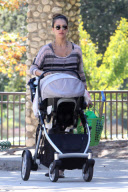 Jessica Alba and her Cabbage Patch out in Beverly Hills